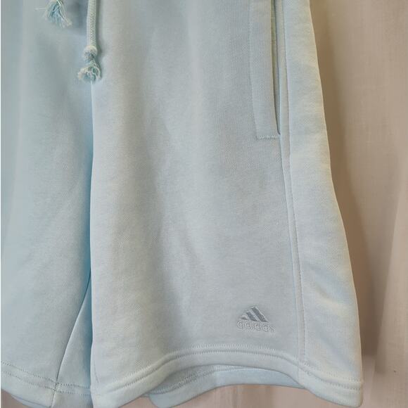 Adidas Mint Sweat Shorts Fleece Shorts, XS - Picture 2 of 6